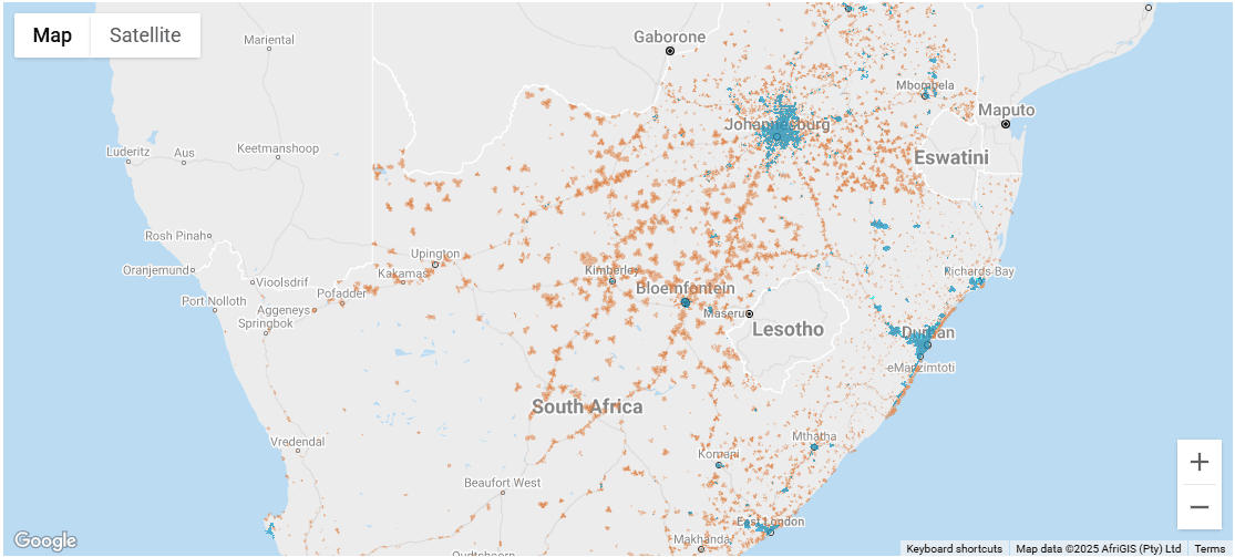 Uncappify LTE/5G Coverage Map